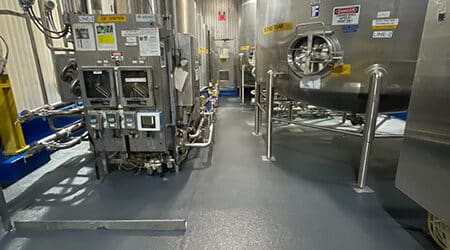 P Pepsi Gatorade Epoxy Floors Finished - Bohden Contracting Group